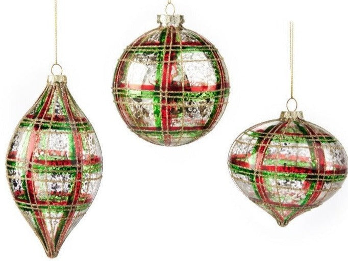 Assorted Plaid Ball, INDIVIDUALLY SOLD