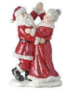 Mr. And Mrs. Claus Dancing Figurine