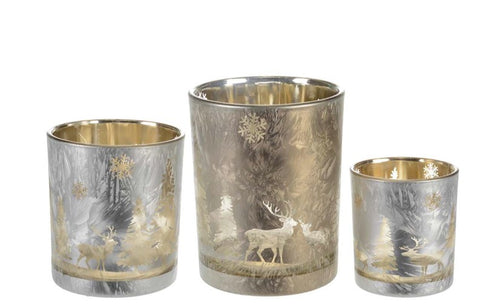 Assorted Deer Tealight Candle Holder, INDIVIDUALLY SOLD