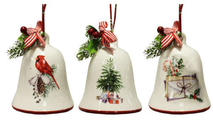 Assorted Bell Ornament, INDIVIDUALLY SOLD