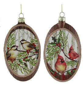 Assorted Birds On Disk Ornament, INDIVIDUALLY SOLD