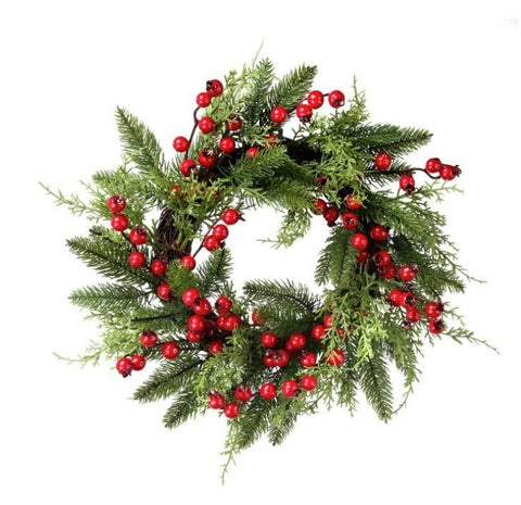 14" Juniper Berry & Pine Wreath