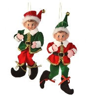 9" Assorted Elf Doll, INDIVIDUALLY SOLD