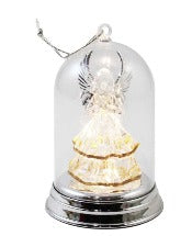 LED Angel In Dome Ornament