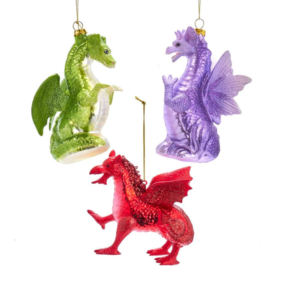 Assorted Dragon Ornament. INDIVIDUALLY SOLD