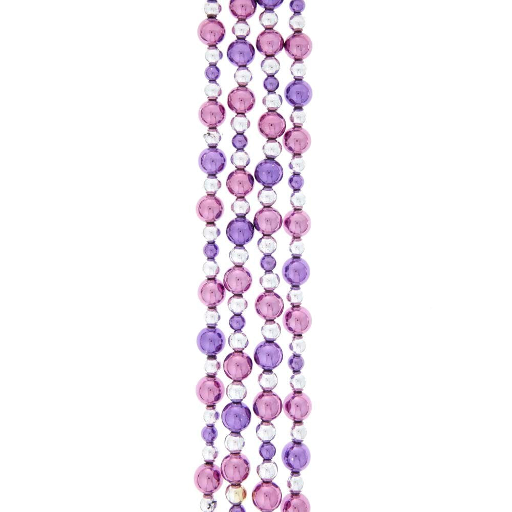 5' Purple Beaded Garland