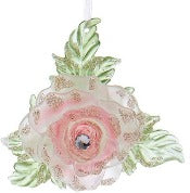 Peach Rose Ornament
