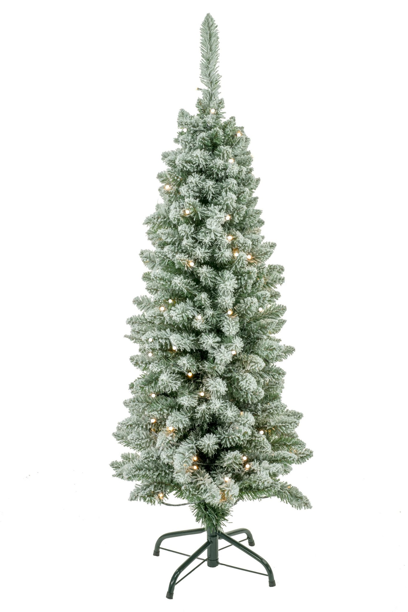 4.5' Frosted Fir Tree PRELIT CLEAR