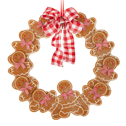26" Gingerbread Wreath