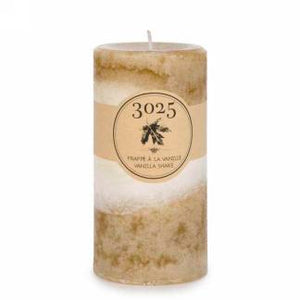 3" X 6" Pillar Candle: Vanilla Shake
