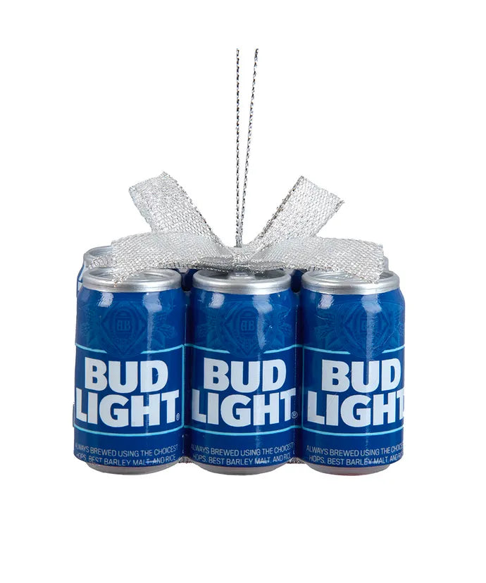 Bud Light 6-Pack Cans Ornament