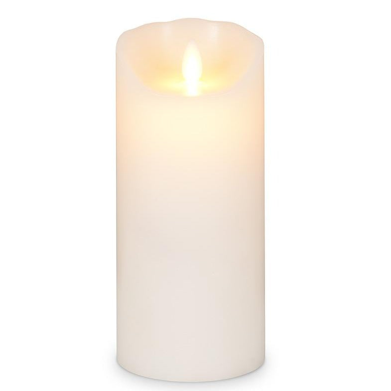 3" X 7" Pillar Flameless Candle: Cream