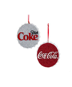 Coca Cola Bottle Cap Ornament, INDIVIDUALLY SOLD