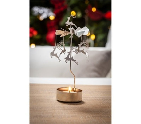 Mobile Tealight Candle Holder: Reindeer