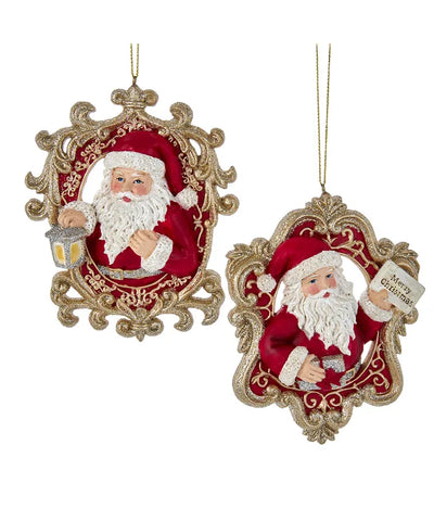 Assorted Santa Ornament, INDIVIDUALLY SOLD