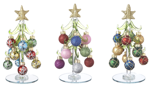 Assorted Small Tree With Balls Figurine, INDIVIDUALLY SOLD