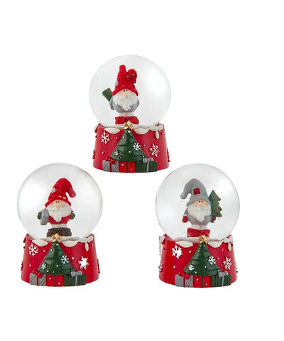 Assorted Mini Gnome Snowglobe, INDIVIDUALLY SOLD