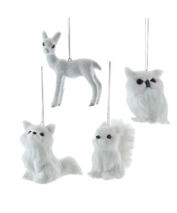 Assorted Woodland Animal Ornament. INDIVIDUALLY SOLD