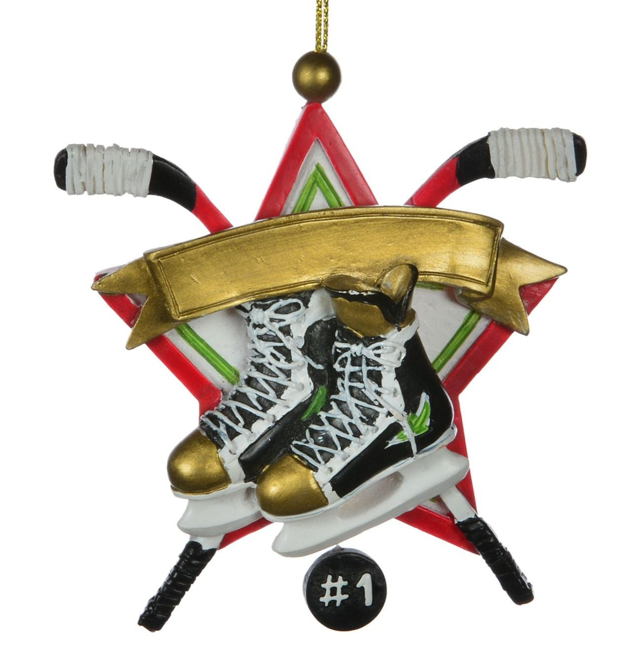 Hockey Skate Ornament