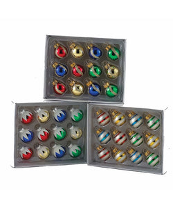 Assorted Miniature Ball Boxed, Set Of 12, INDIVIDUALLY SOLD