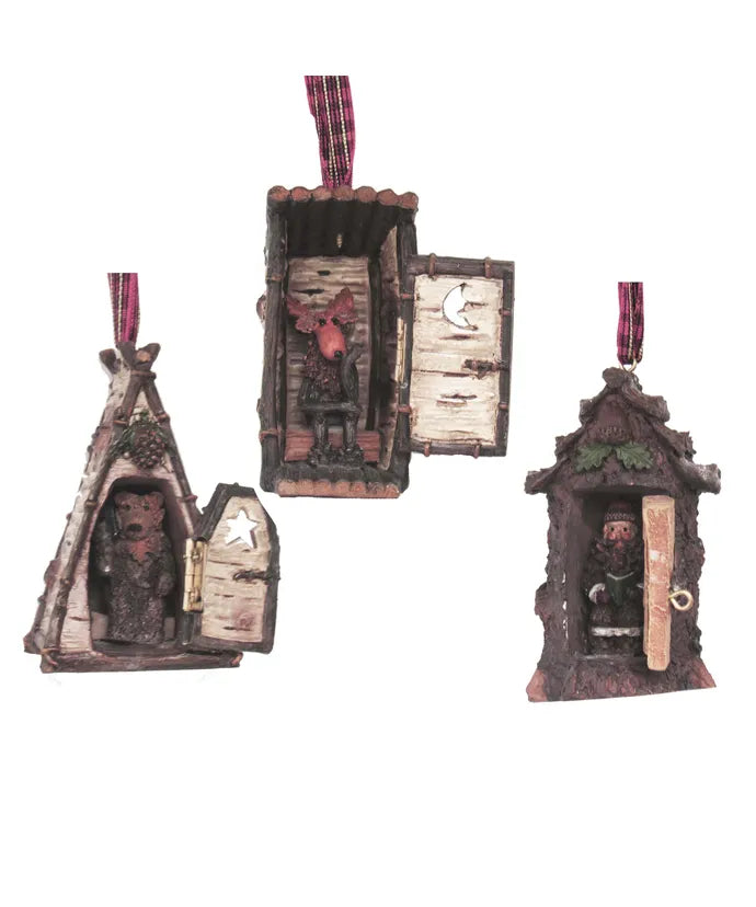 Assorted Outhouse Ornament, INDIVIDUALLY SOLD