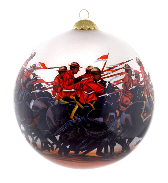 Canadian Mountie Ball Ornament