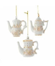 Assorted Teapot Ornament, INDIVIDUALLY SOLD
