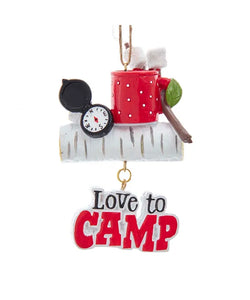Love To Camp Ornament
