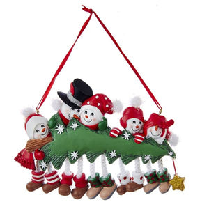 Snowman Family Of 5 Ornament