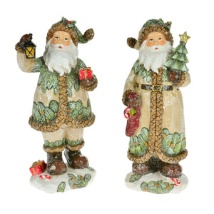 Assorted Country Santa Figurine, INDIVIDUALLY SOLD