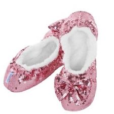 Classic Pink Sequin Slippers LADIES SIZES