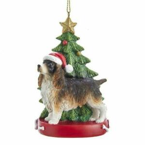 Dog & Tree Ornament: English Springer Spaniel