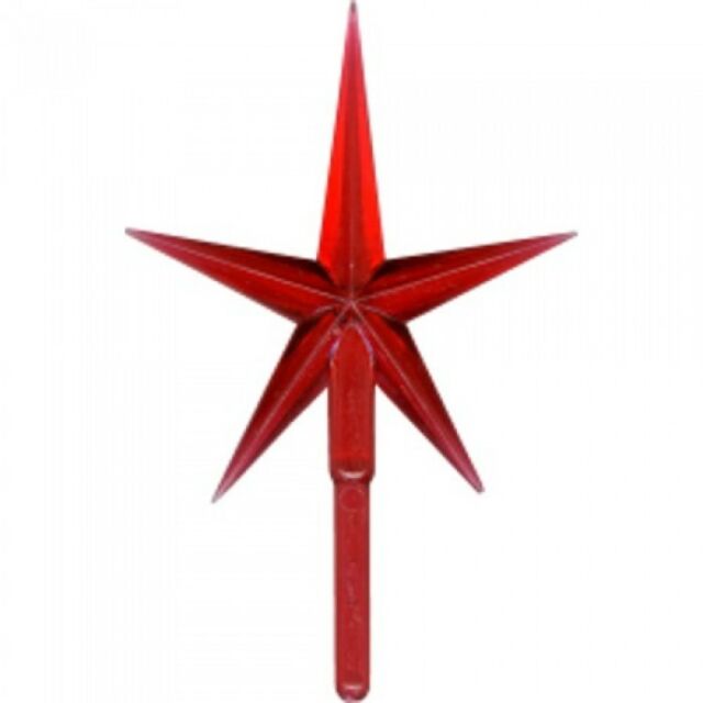 Red Ceramic Tree Replacement Star