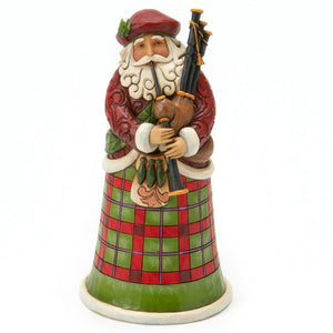 Scottish Santa Figurine