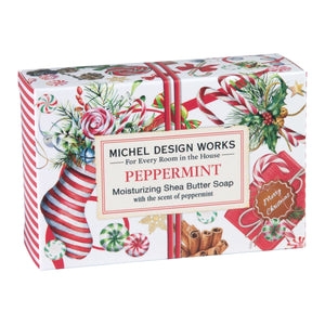 Michel Design Works Boxed Soap Bar: Peppermint