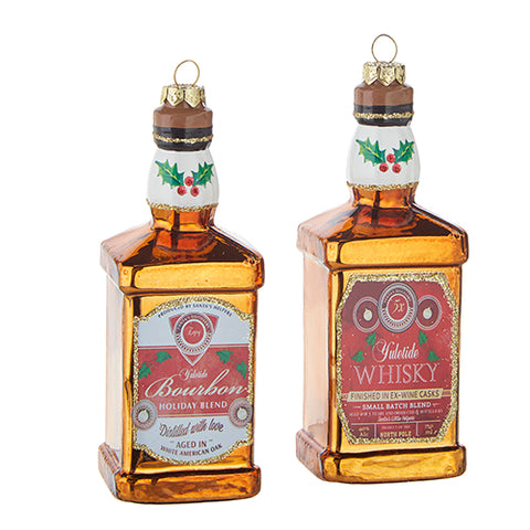 Assorted Liquor Bottle Ornament, INDIVIDUALLY SOLD
