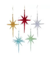 Assorted Starburst Ornament, INDIVIDUALLY SOLD