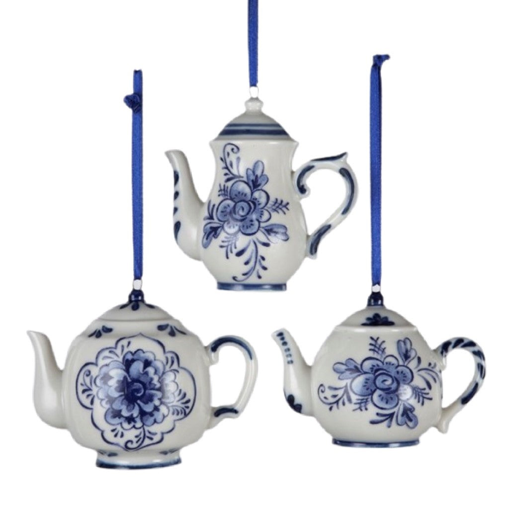 Assorted Teapot Ornament, INDIVIDUALLY SOLD