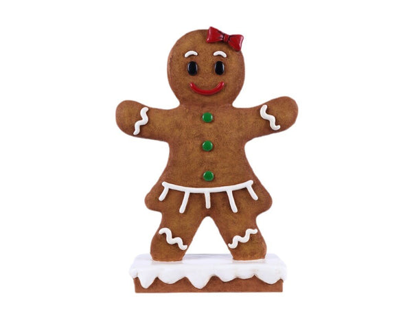 2' Gingerbread Girl Figurine