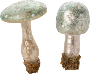 Assorted Clip On Mushroom Ornament, INDIVIDUALLY SOLD