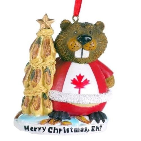 Canadian Beaver Ornament