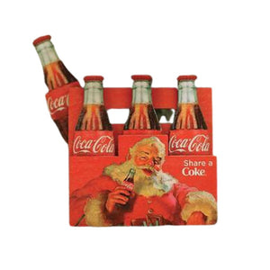 Coca Cola Santa 6 Pack Ornament
