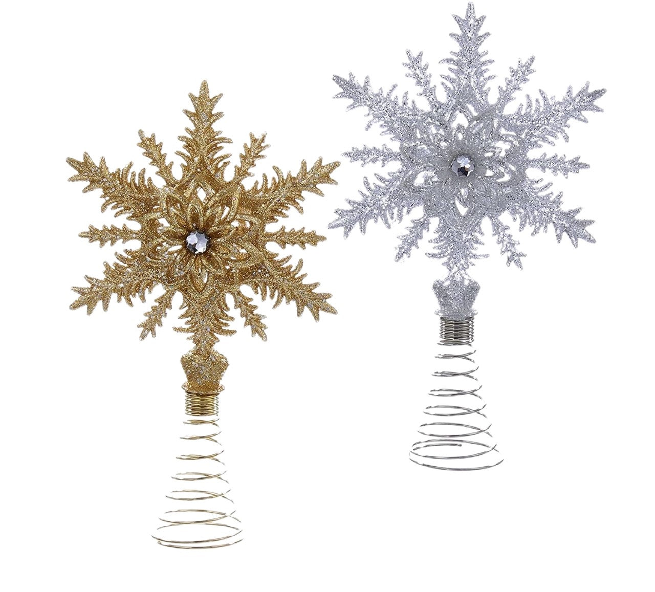 7" 12 Point Assorted Non Lit Tree Topper, INDIVIDUALLY SOLD