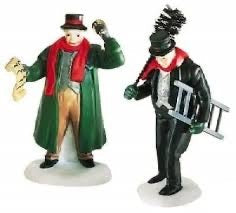 Dickens Village Previously Owned Collections: Town Crier & Chimney Sweep, Set Of 2