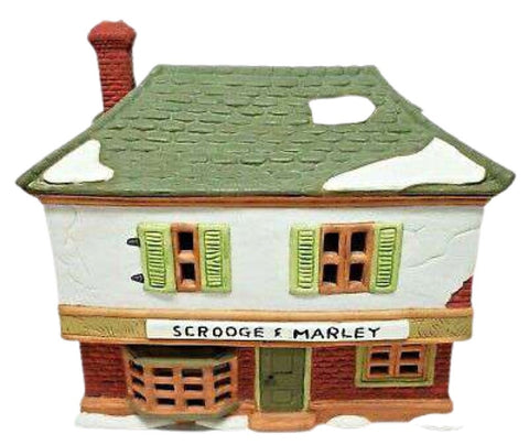 Dickens Village Previously Owned Collections: Scrooge And Marley Counting House