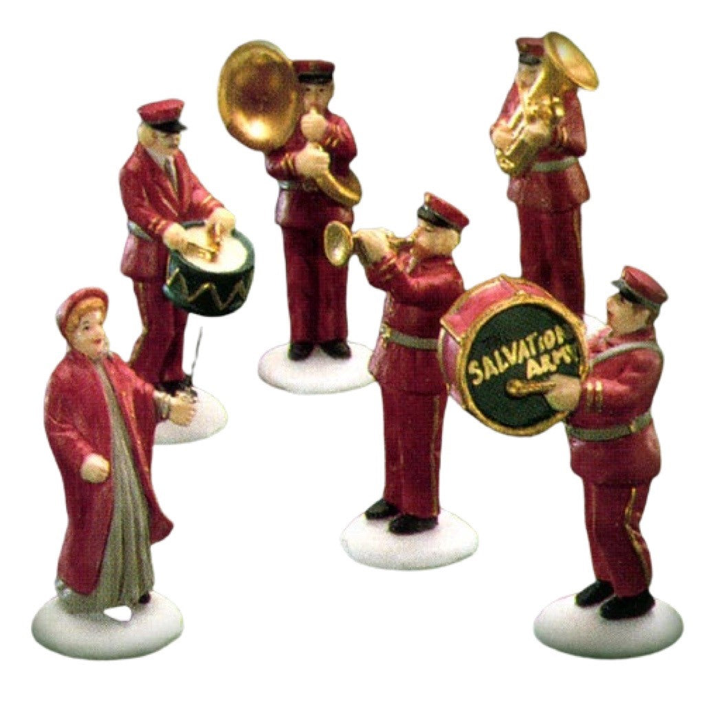 Dickens Village Previously Owned Collections: Salvation Army Band, Set Of 6