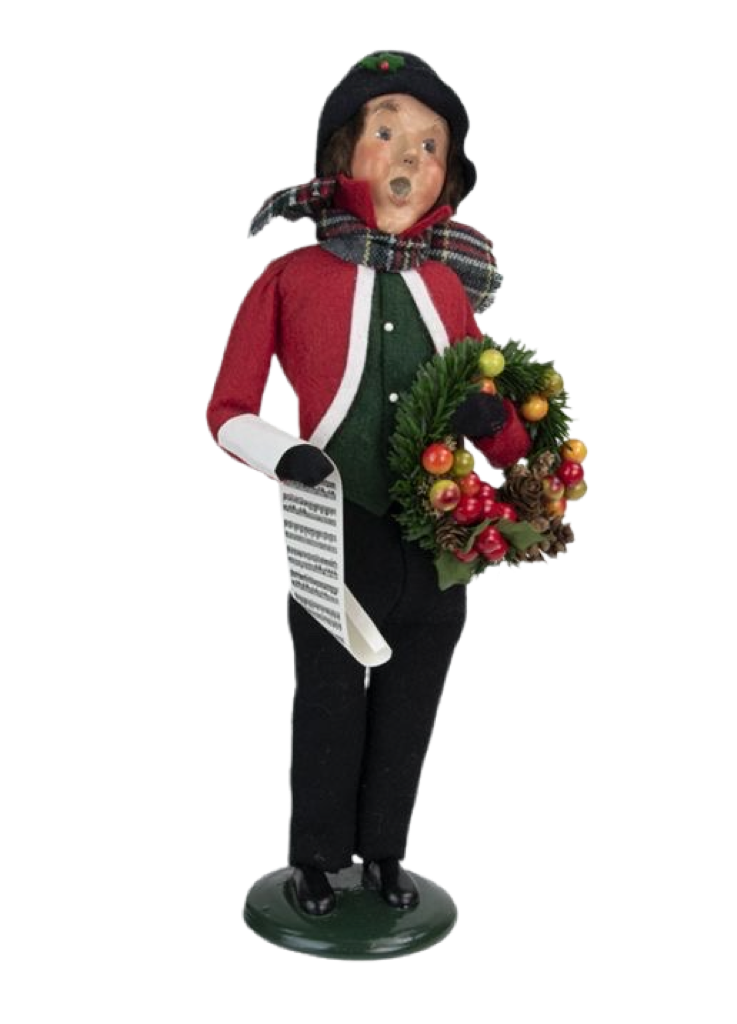 Byers Choice: Man With Wreath