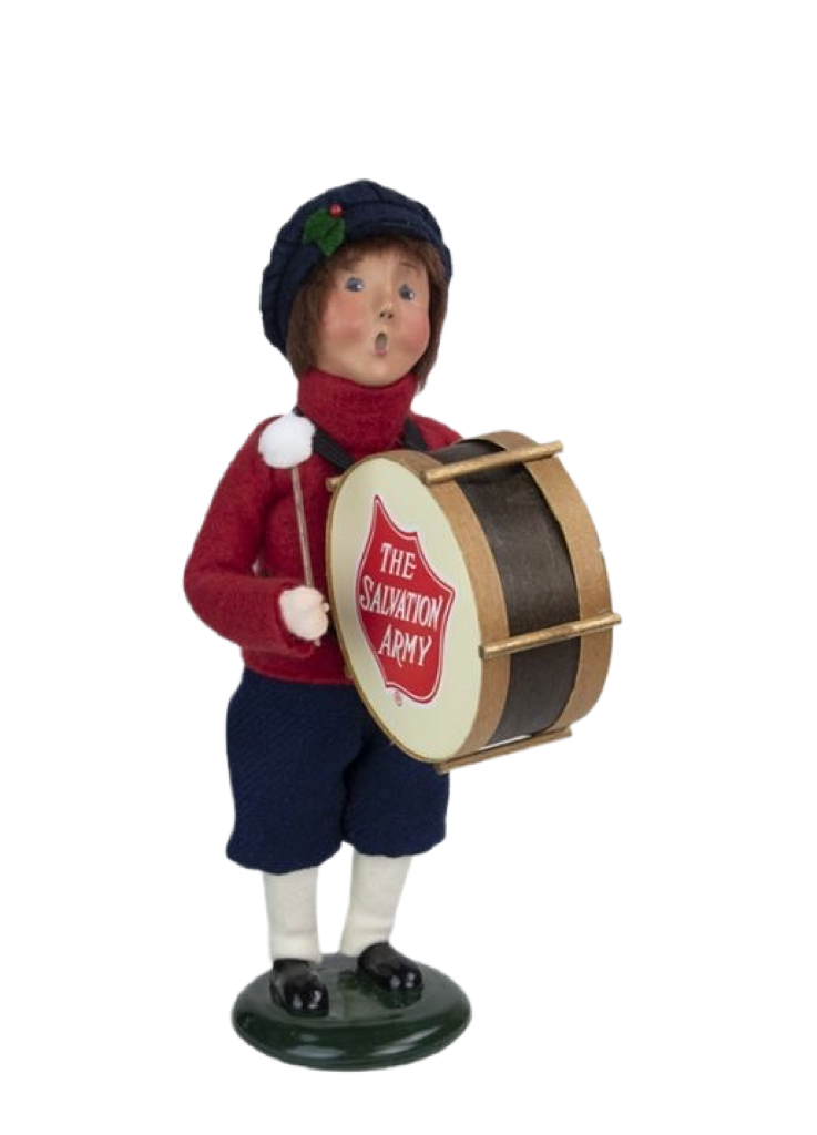 Byers Choice: Boy With Salvation Army Drum