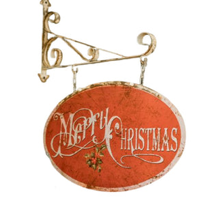 Merry Christmas Sign With Bracket