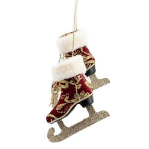 Red Velvet Skates Ornament
